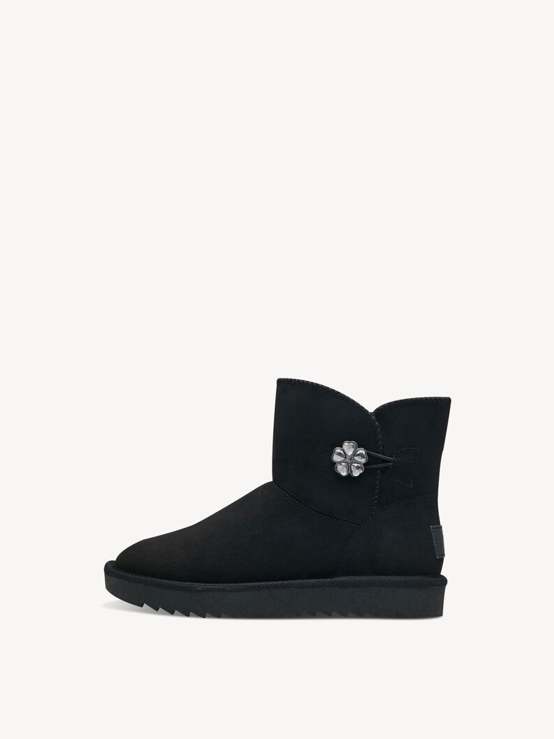 Stiefelette - schwarz Warmfutter, BLACK, hi-res