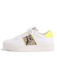 Basket - blanc, WHITE/NEON YEL, hi-res
