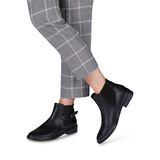 Leder Chelsea Boot - schwarz, BLACK UNI, hi-res