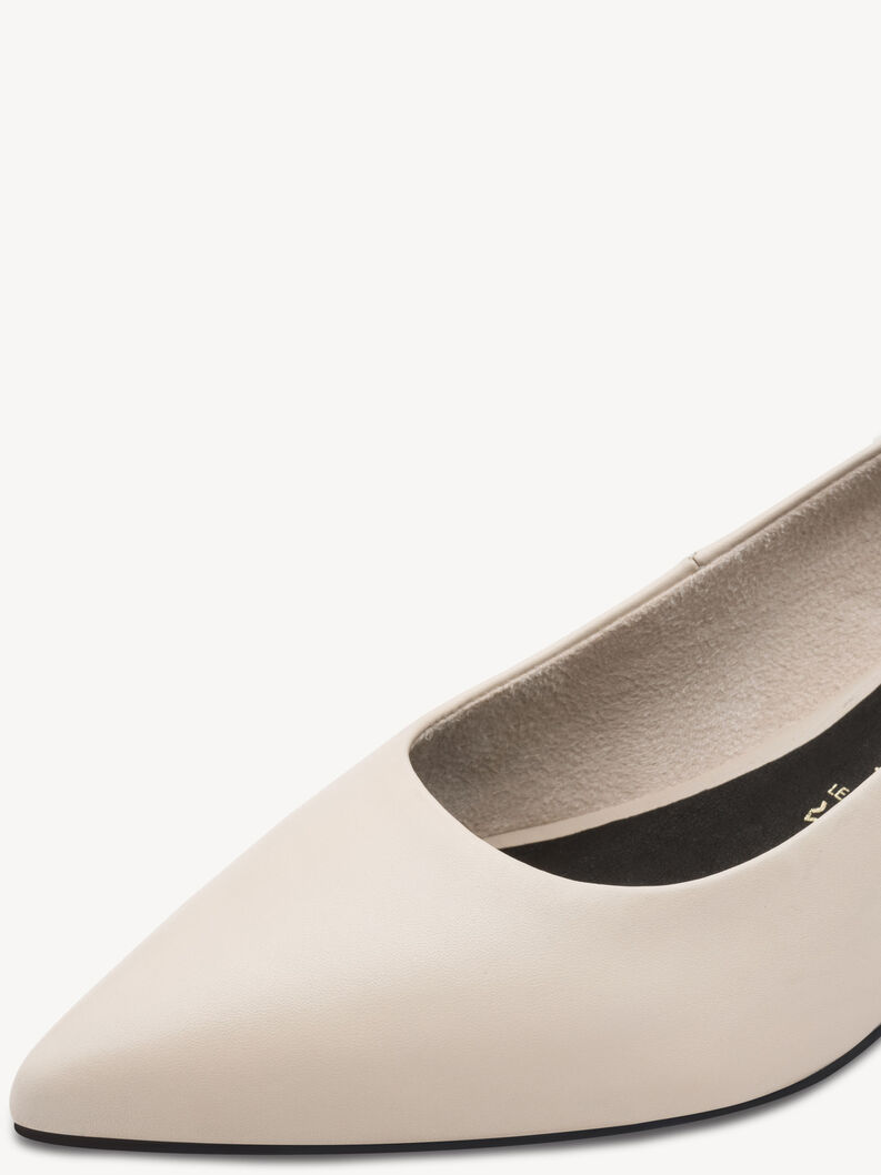 Lederpumps - beige, CREAM NAPPA, hi-res