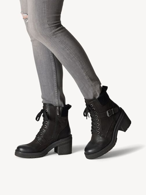 Stiefelette - schwarz, BLACK, hi-res