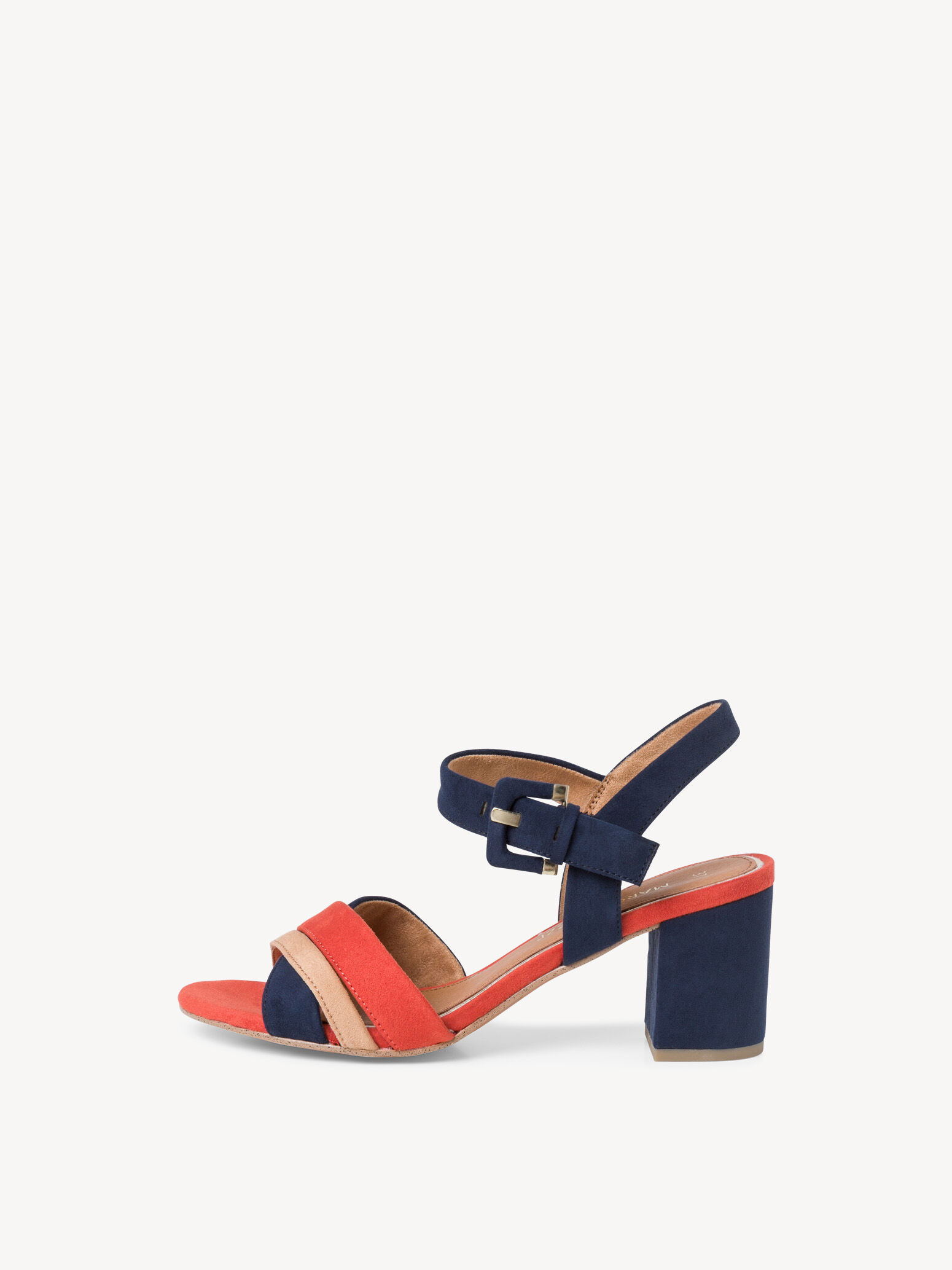 MARCO TOZZI Heeled Sandal by Guido Maria Kretschmer 2-28230-42 dames, Navy Comb, 37 EU