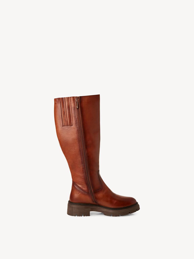 Lederstiefel - braun, COGNAC, hi-res