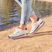 Sneaker - weiß, WHITE/NAVY COM, hi-res