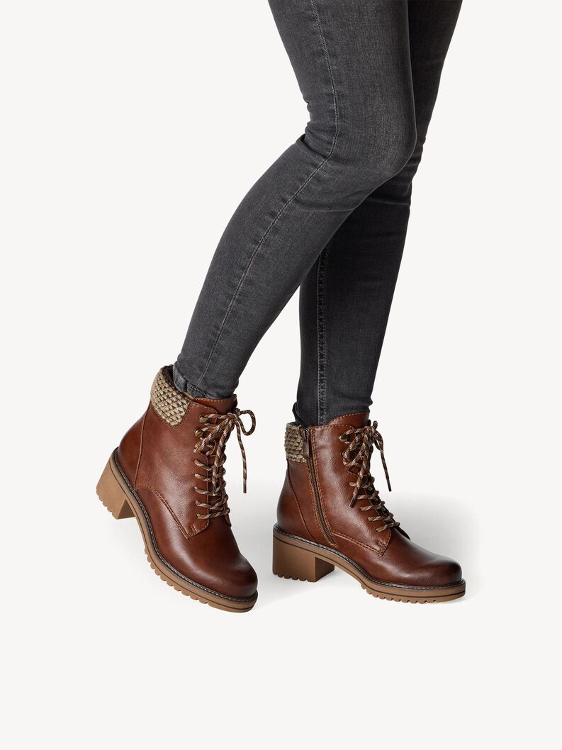 Stiefelette - braun Warmfutter, COGNAC COMB, hi-res