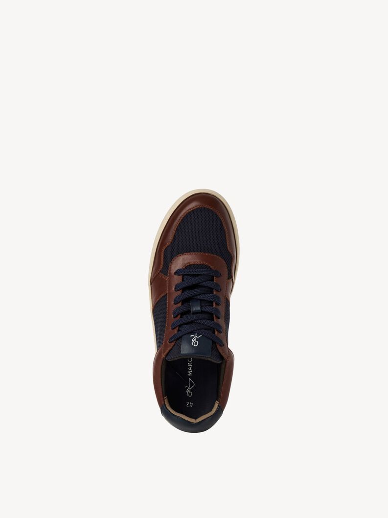 Ledersneaker - braun, COGNAC COMB, hi-res