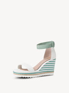 Sandalette - weiß, WHITE/SAGE, hi-res