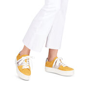 Ledersneaker - gelb, SAFFRON COMB, hi-res