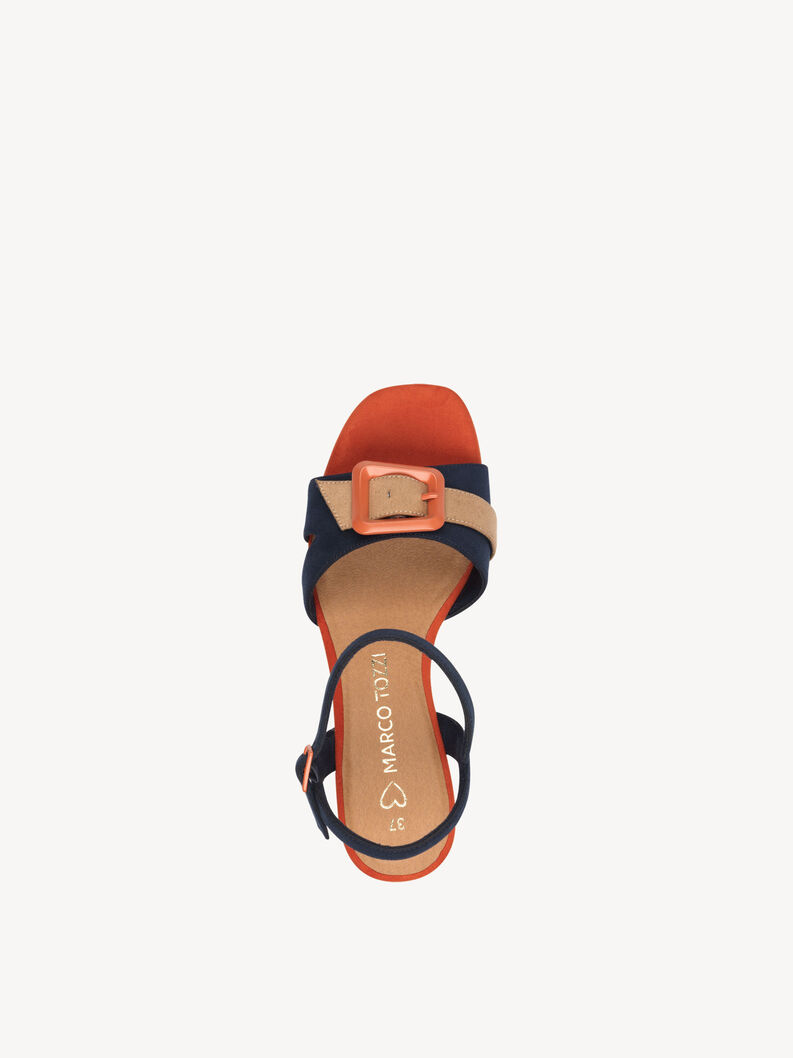 Sandal - blue, NAVY COMB, hi-res