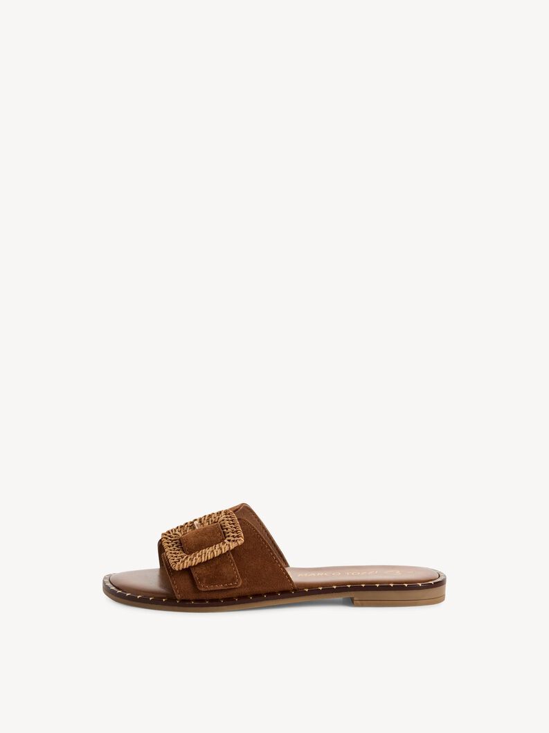 Leather Mule - brown, COGNAC COMB, hi-res