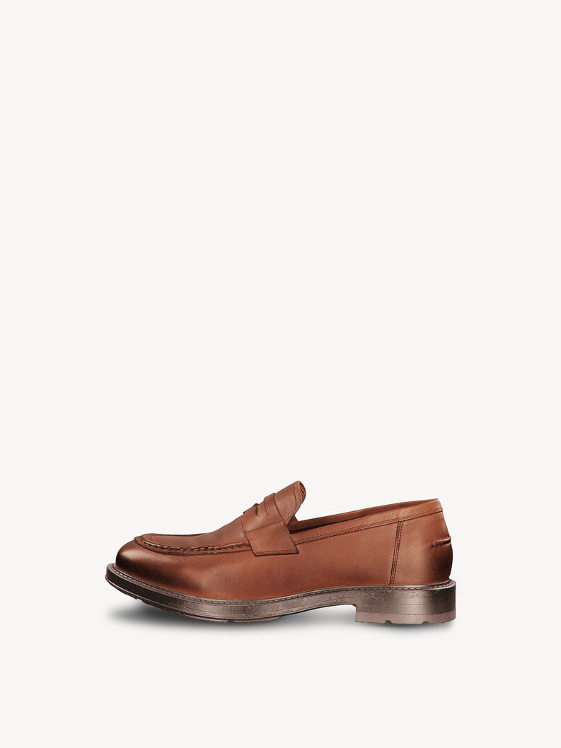Leather Slipper - brown, COGNAC, hi-res