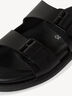 Lederpantolette - schwarz, BLACK, hi-res