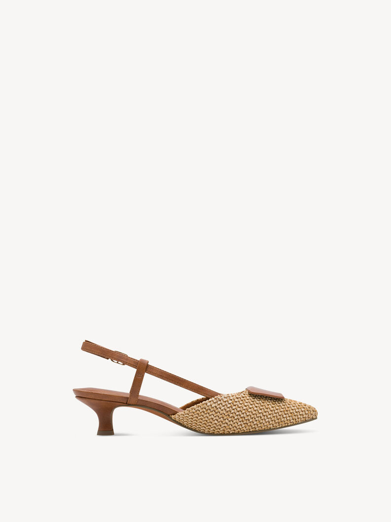 Slingpumps - braun, COGNAC COMB, hi-res