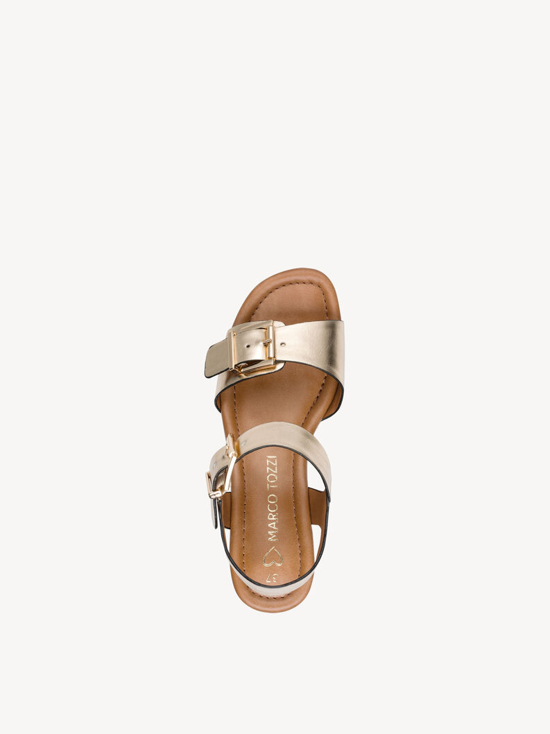 Sandale - metallic, GOLD, hi-res