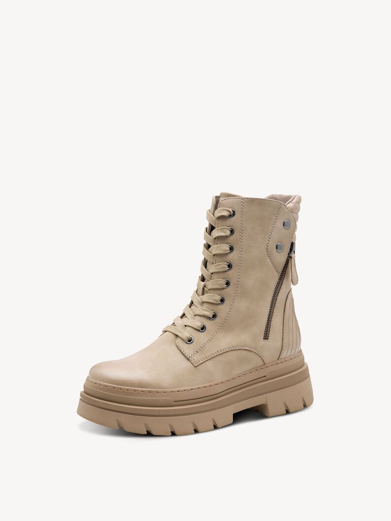 Stiefelette - beige Warmfutter, TAUPE, hi-res