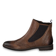 Leather Bootie - brown, MUSCAT ANTIC, hi-res