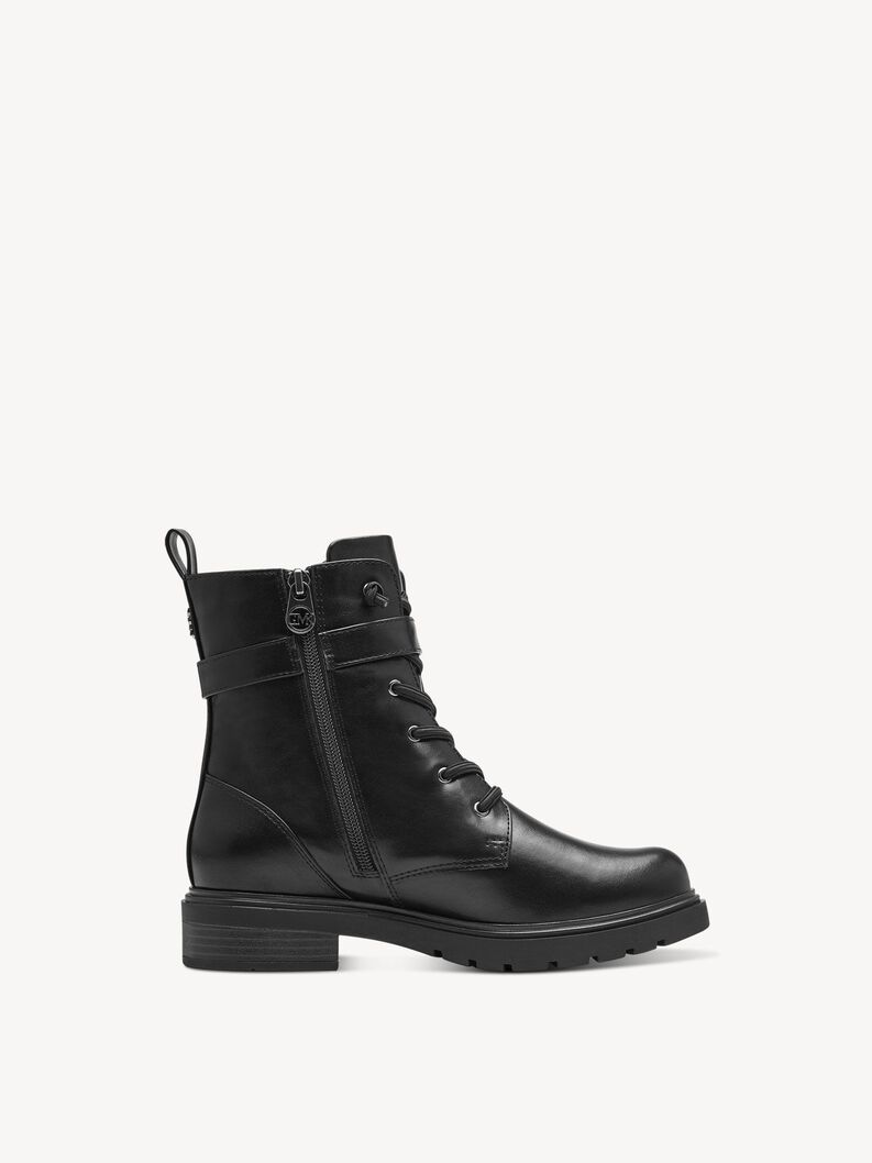 Stiefelette - schwarz, BLACK/GUN MTL, hi-res