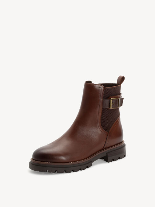 Leather Chelsea boot - brown, CHESTNUT COMB, hi-res