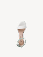 Sandalette - weiß, WHITE/SAGE, hi-res