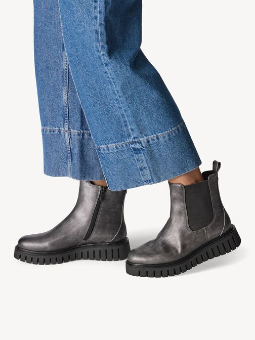 Chelsea Boot - metallic, PEWTER, hi-res
