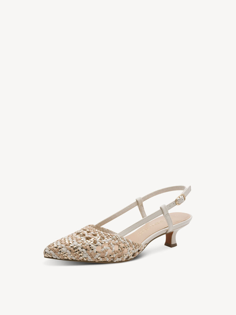 Slingpumps - beige, CREAM COMB, hi-res