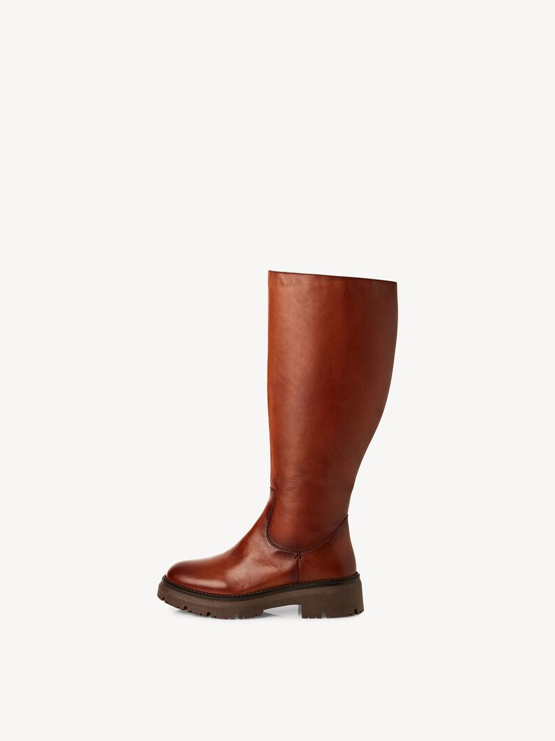 Lederstiefel - braun, COGNAC, hi-res