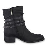 Bottine en cuir - noir, BLACK ANT.COMB, hi-res