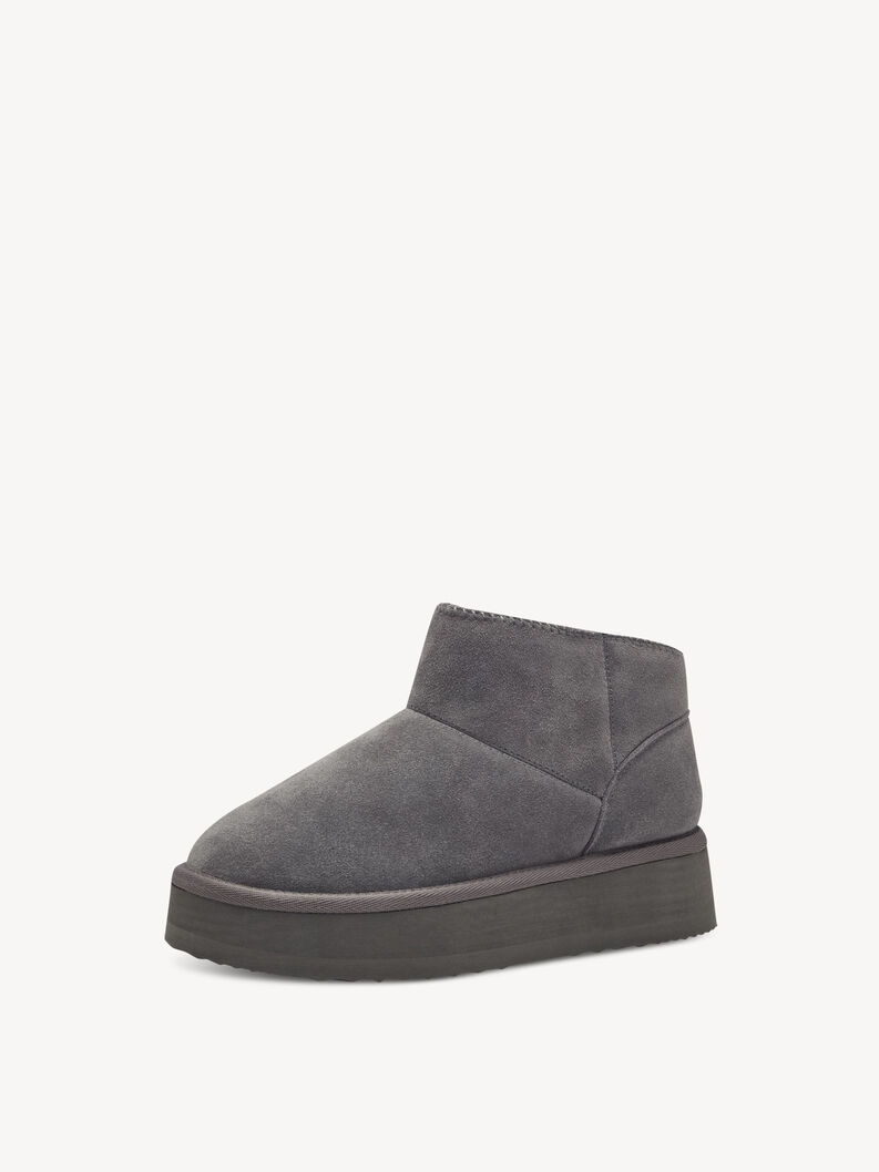 Stiefelette - grau Warmfutter, DK.GREY, hi-res