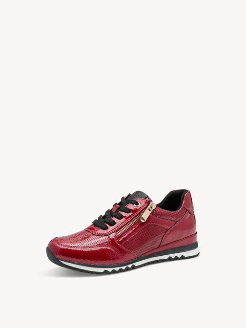 Sneaker - red, DK.RED PAT., hi-res