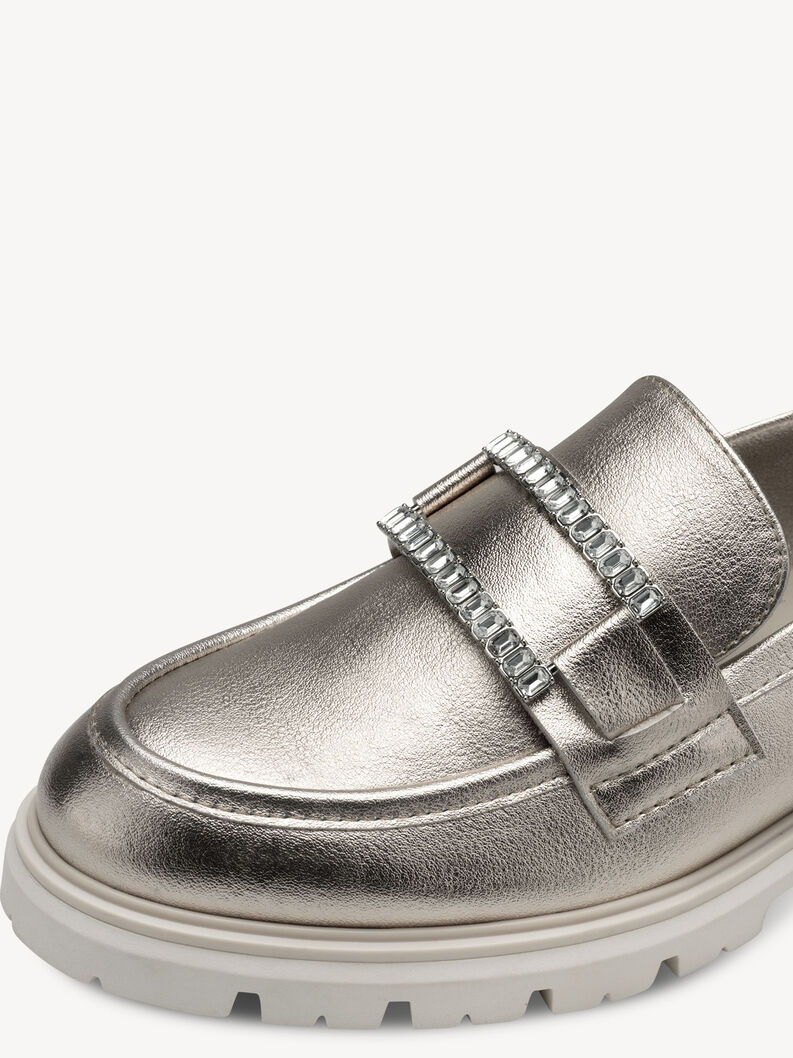 Slipper - metallic, PLATINUM, hi-res