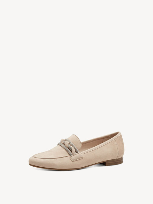 Lederslipper - beige, DUNE, hi-res