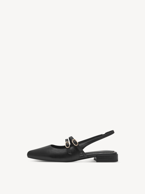 Slingpumps, BLACK, hi-res