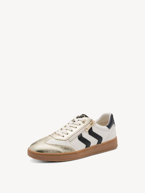 Sneaker - beige, CREAM/GOLD, hi-res
