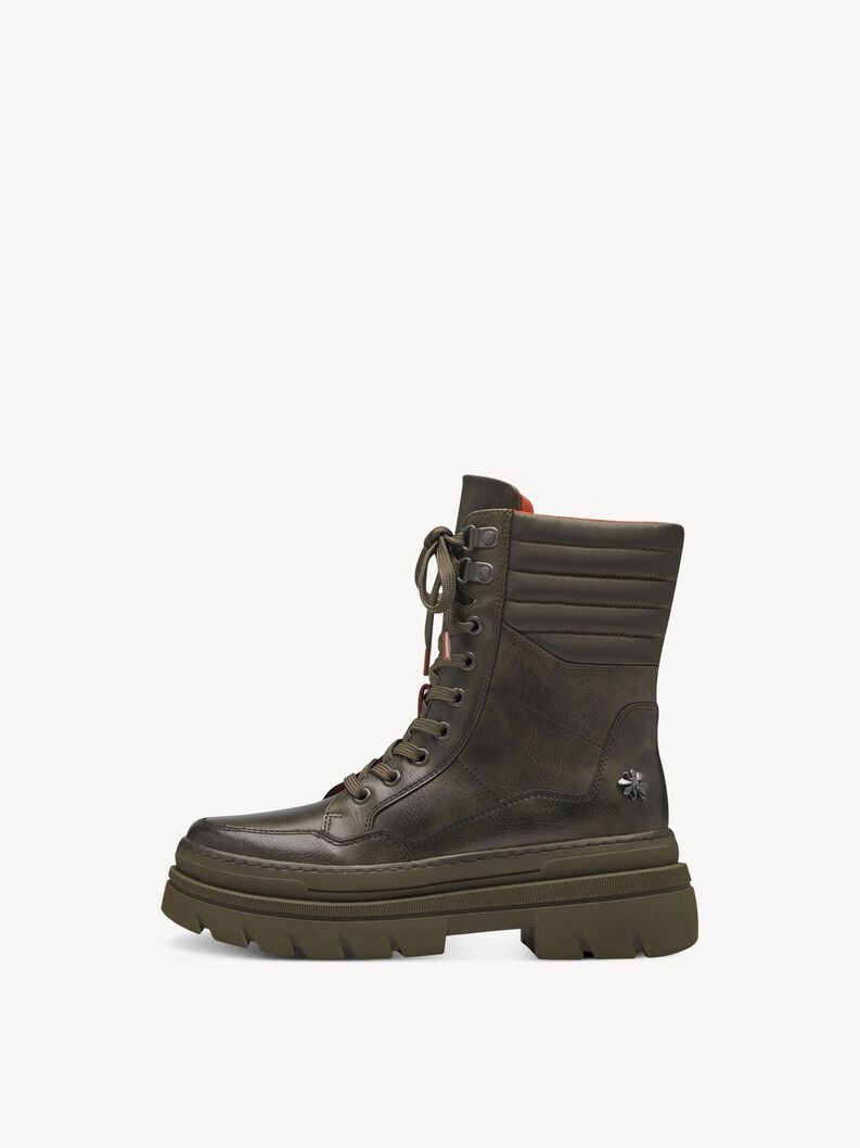 Stiefelette - grün Warmfutter, OLIVE, hi-res