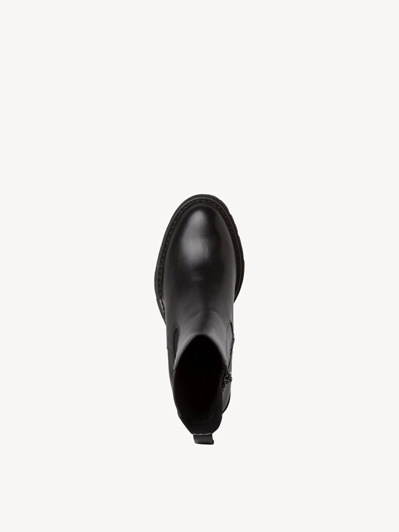 Leder Chelsea Boot - schwarz, BLACK, hi-res