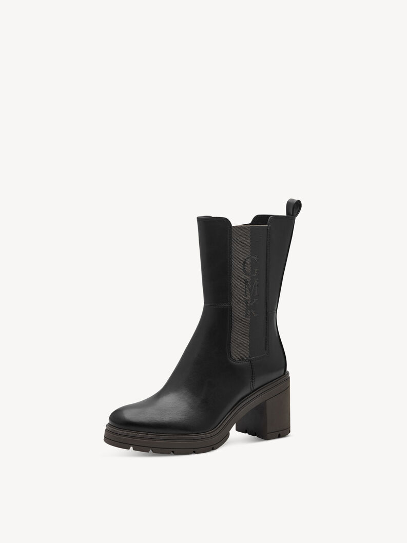 Chelsea Boot - schwarz, BLACK/KHAKI, hi-res
