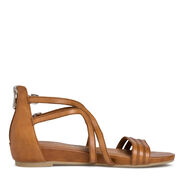 Sandale en cuir - marron, NUT, hi-res