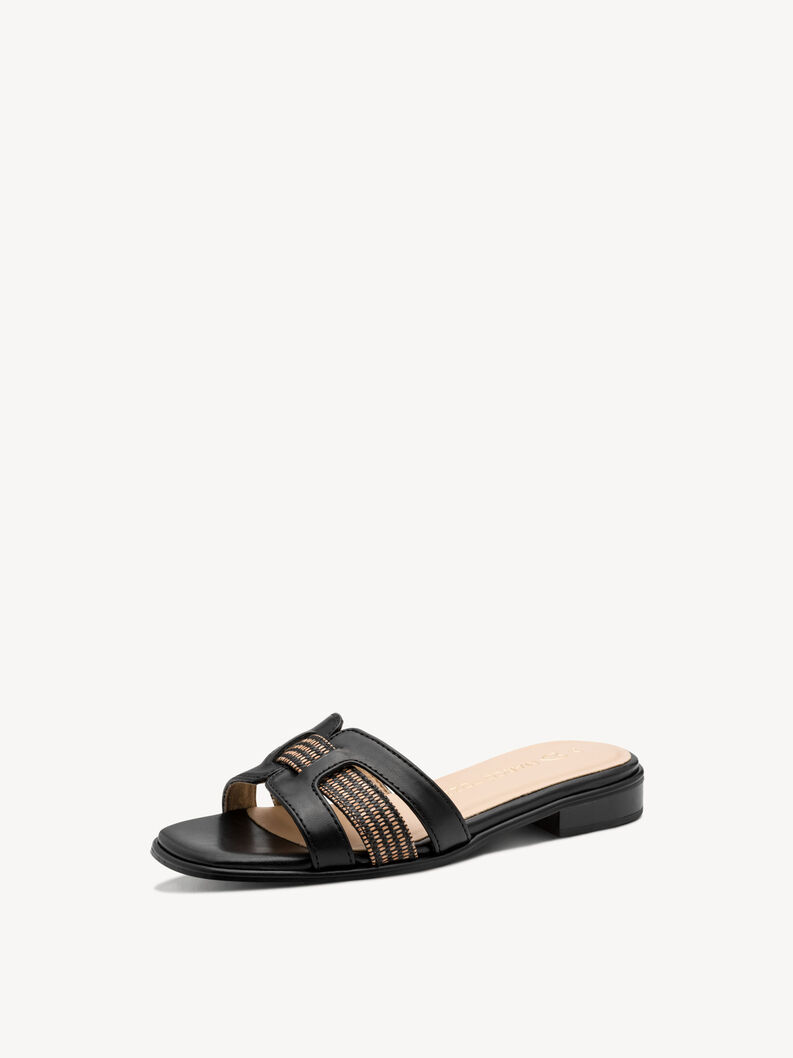 Pantolette - schwarz, BLACK COMB, hi-res