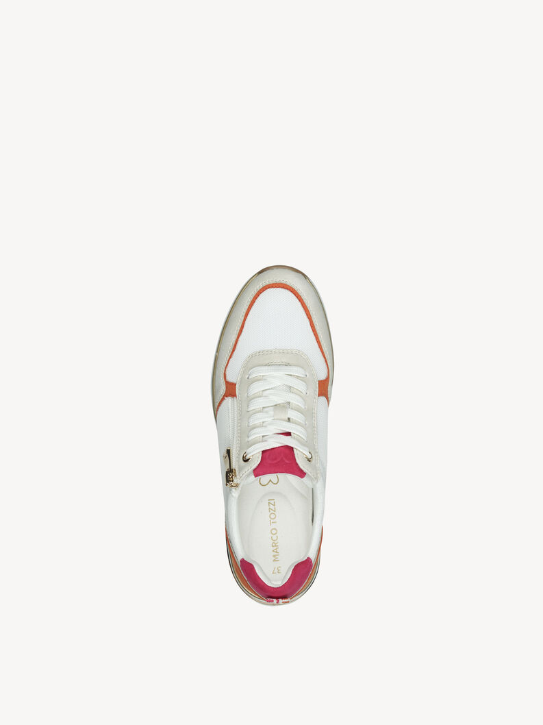 Sportowe - biały, WHITE/PINK, hi-res