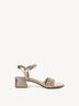 Sandal - metallic, PLATINUM COMB, hi-res