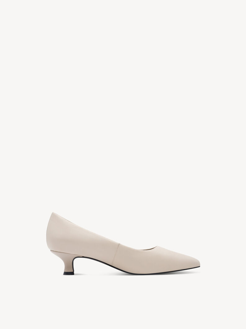 Lederpumps - beige, CREAM NAPPA, hi-res
