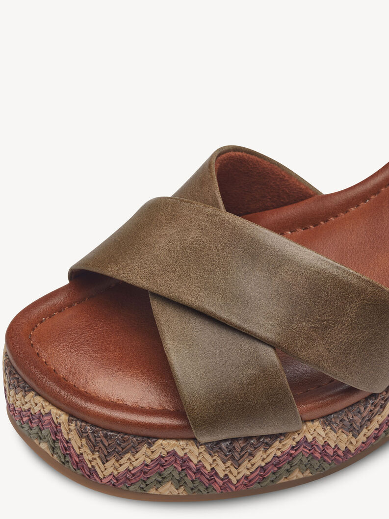 Sandal - green, OLIVE COMB, hi-res