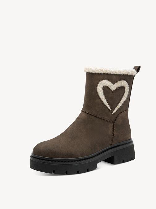 Stiefelette - braun Warmfutter, MOCCA, hi-res
