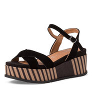 Heeled sandal - black, BLACK, hi-res