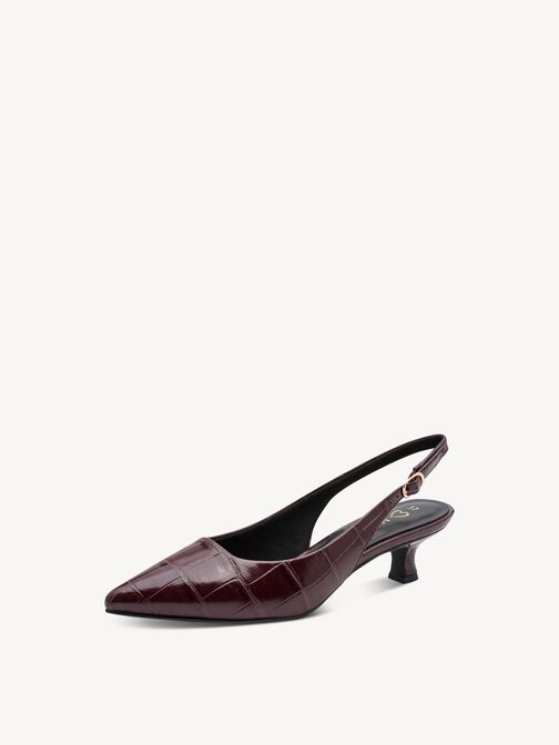 Pumps - rot, BORDEAUX CROCO, hi-res