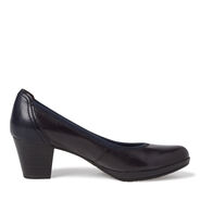 Escarpin en cuir - bleu, NAVY NAPPA, hi-res