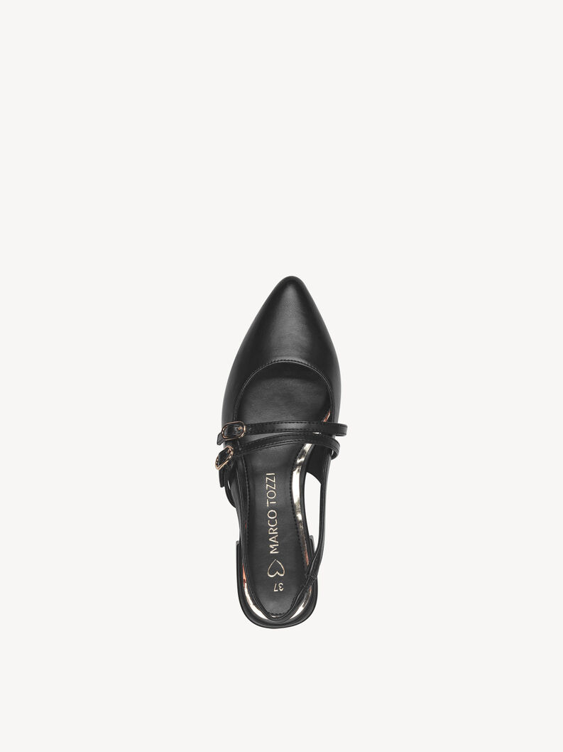 Sling pumps - black, BLACK, hi-res