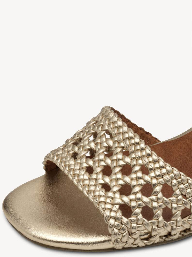 Sandal - gold, gold, hi-res