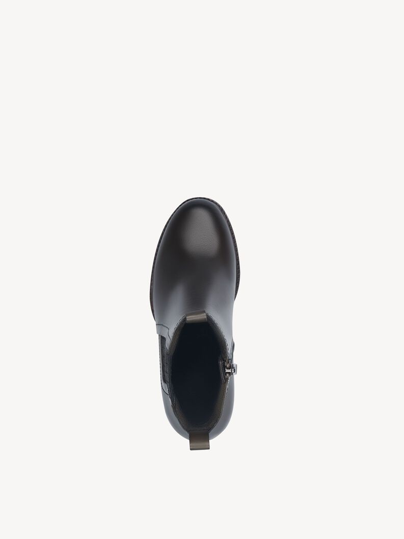Leder Chelsea Boot - khaki, KHAKI, hi-res