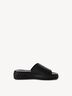 Lederpantolette - schwarz, BLACK, hi-res